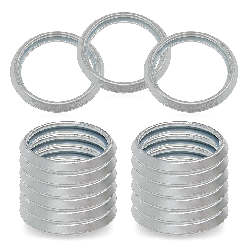 15PCS M16 Transmission Fluid and Oil Drain Plug Crush, 16mm Crush Washer Oil Drain Plug Part # PN 803916010 for Subaru 2010- Ascent BRZ Crosstrek PN803916010