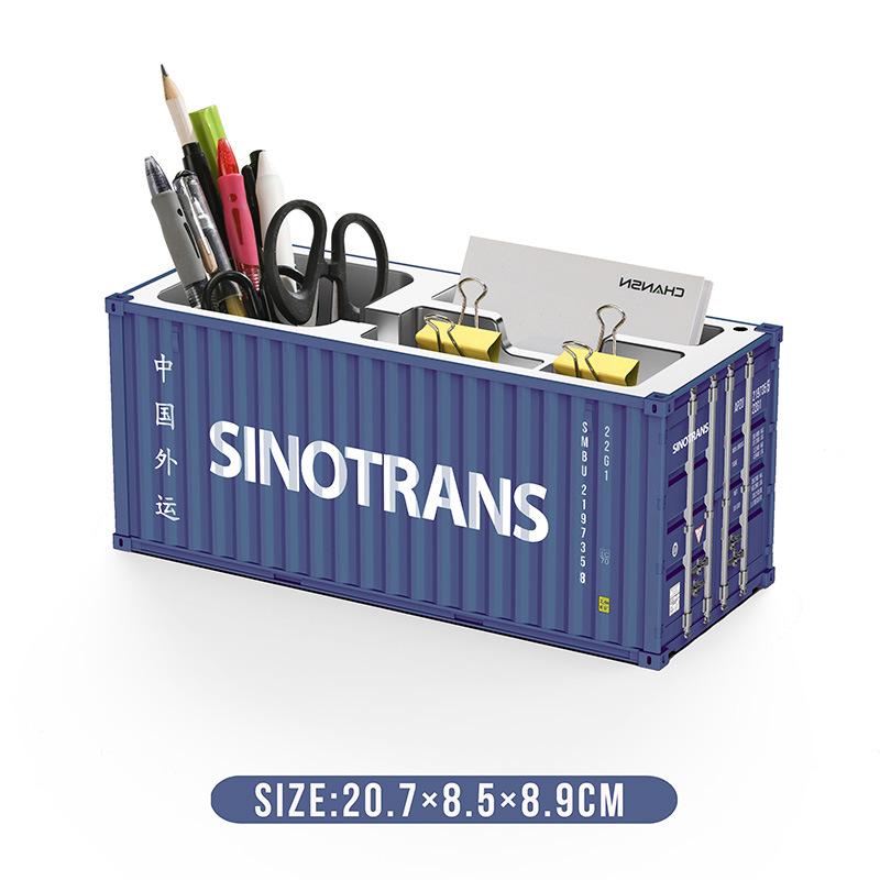 Mini 1:30 Scale Desktop Pen Holder & Business Card Storage Box with Custom Logo