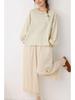 Spring/Summer 2026 Mori Girl Floral Batwing Lace Doll Shirt for Women