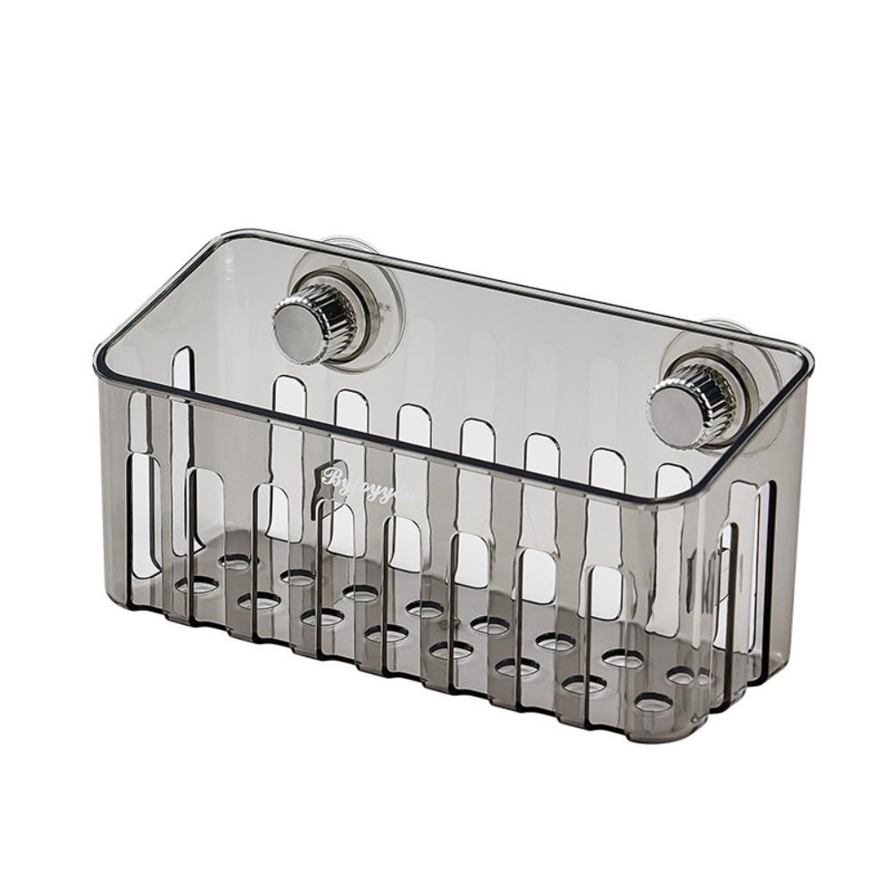 Multi Functional Bathroom Suction Cup Corner Shelf Rotating Sponge Holder  Kitchen Supplies