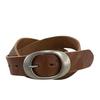 40mm Oval Buckle Belt, Brown