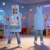 Robot Cosplay Costume For Children With Polyester Fabric For Halloween Role Play