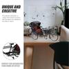 Collectible 1:10 Miniature Tricycle Model Iron Three Wheeld Rickshaw Replicas Vintage Desktop Decoration Gift For Adults