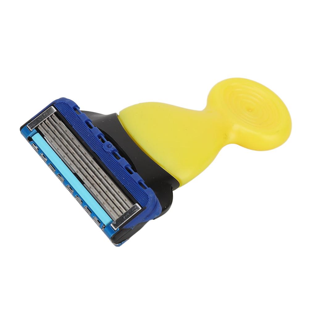 Manual Shaving Razor with Rotary Blade Head Removable Button Shaver Satefy Washable Hair Remove