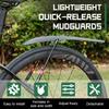 Bicycle Mudguard Adjustable Bicycle Wings Quick Release Road Bike Rear Front Fender Mountain Bike Mudguard Bicycle Accessories