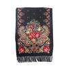 Ethnisch Stil Blumenmuster Russischer Schal Damen Luxus Blumenbedrucktes Bandana Strandtücher Retro Fransen Winter Pashmina Schal