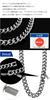 Phiten Limited Edition Cut Kihei Titanium Necklace, 40-60cm (50cm) Long, 8.8mm Wide Chain, Men's, Made in Japan, Pure Titanium, Sports