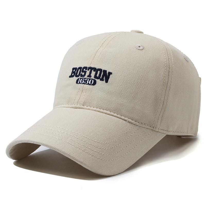 New Baseball Cap Embroidered Letters Fashion Versatile Cap Men's and Women's Peaked Cap Sunshade Sunscreen Baseball Cap
