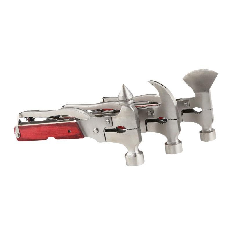 Portable Multifunctional Camping Axe Hammer – Emergency Outdoor and Car Tool with Tapered Claw