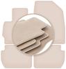 PREMIUM beige Fußmatten für: Citroen C-Crosser Crossover 2007-2012