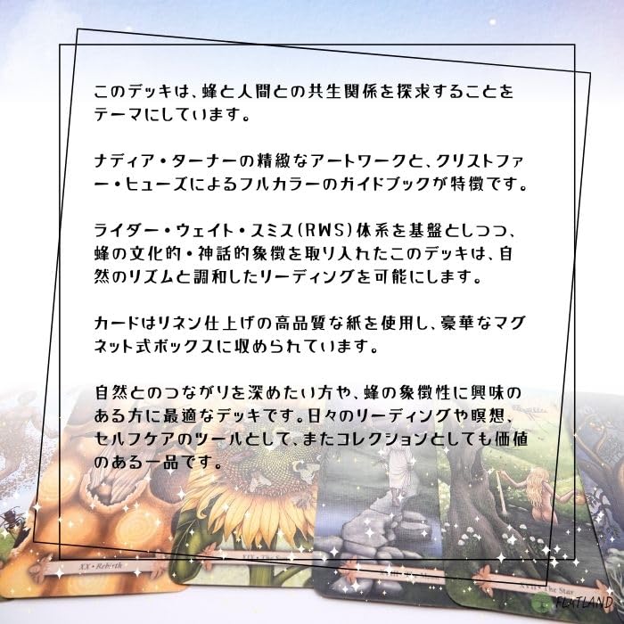 Včelí Tarot Tarotový Výklad Japonský Návod Autentický Tarot 78 Karet Návod, Včetně, Karty,