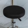 Bar Stool Cover Soft Velvet Round Chair Cover Removable Stool Slipcover Coffee Shop Stool Cover Non-Slip Seat Cushion Protector