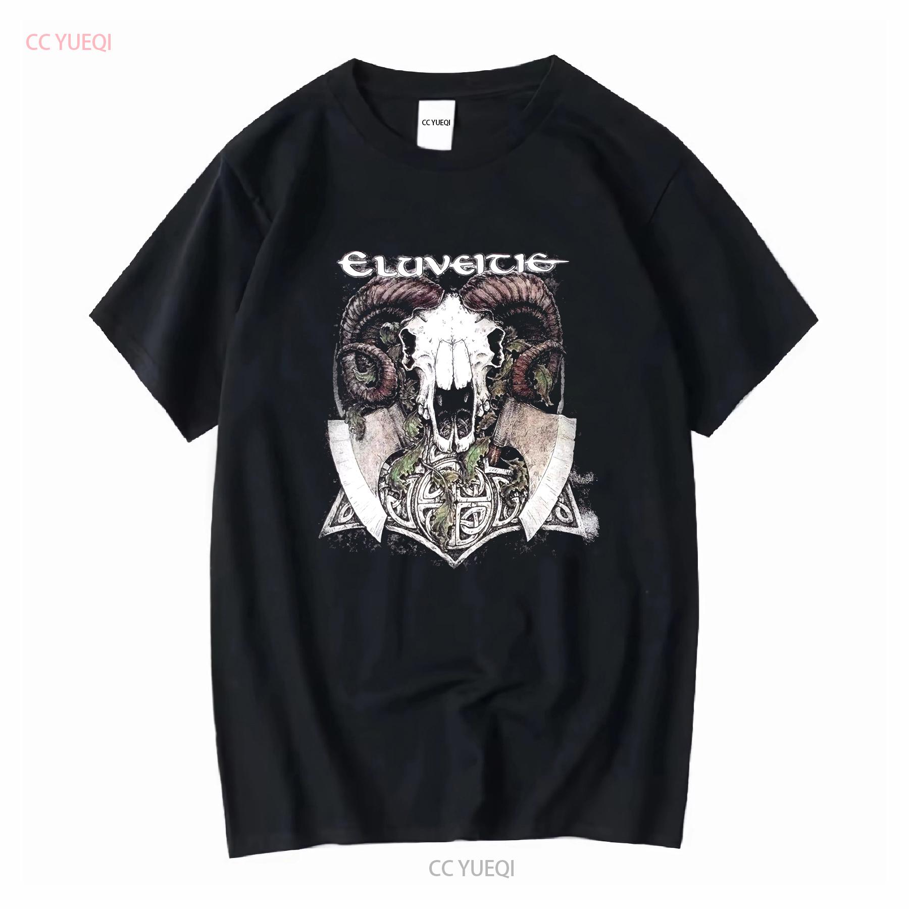

ELUVEITIE SHIRT FOLK METAL RARE vintage Washed streetwear Soft Versatile designer clothes Breathable Comfortable fashion 4XL