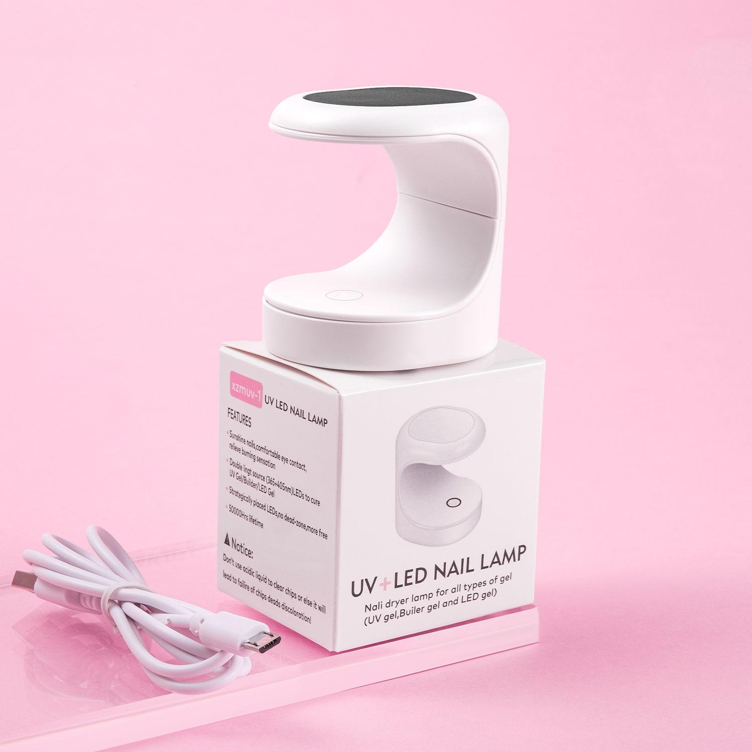 

Портативная мини-светодиодная сушилка для ногтей 6 Вт с USB-кабелем, УФ-лампа, машина для дизайна ногтей, инструменты для быстрого отверждения гель-лака для ногтей на один палец чёрный