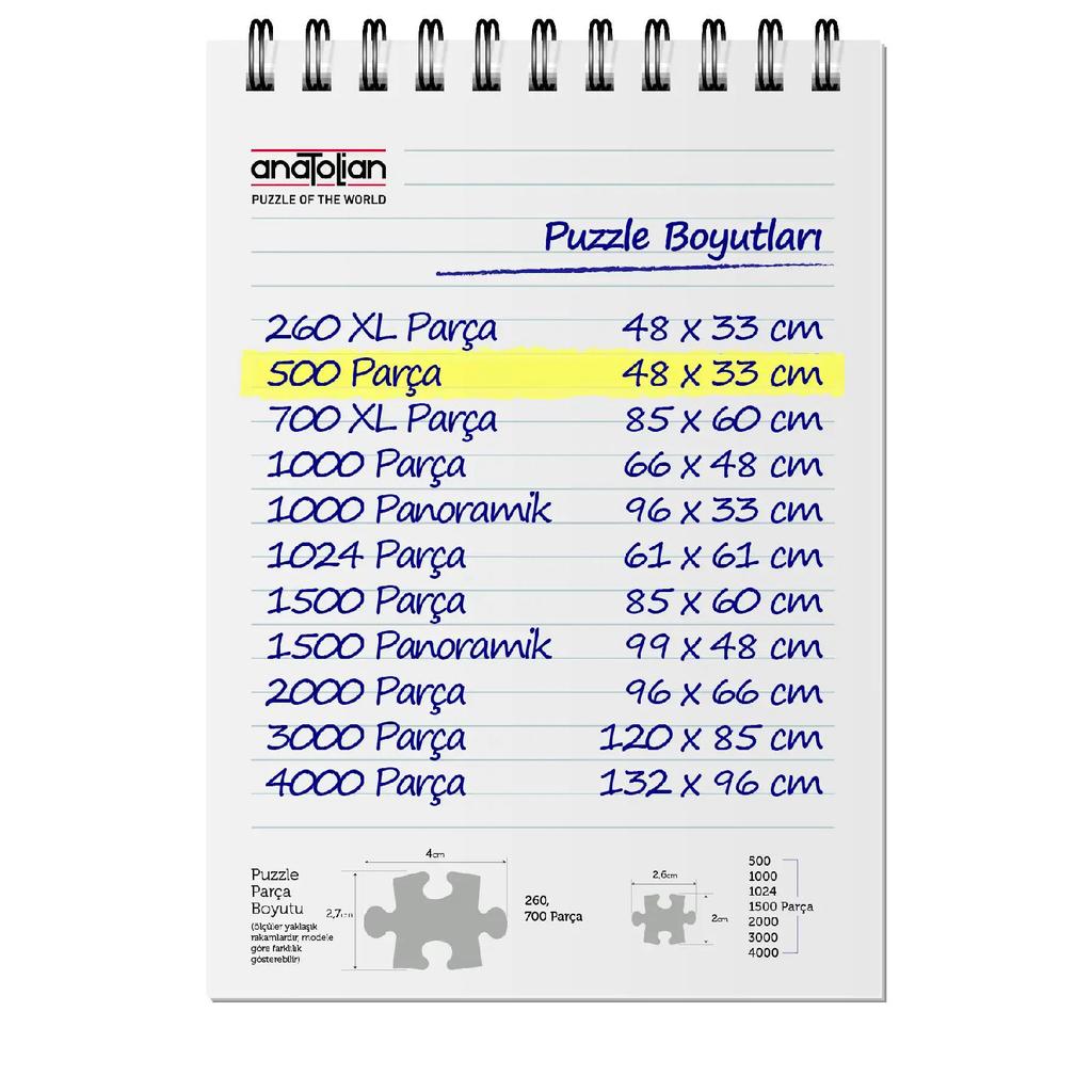 500 -piece Puzzle / In The Lake Afternoon - Code: 3597