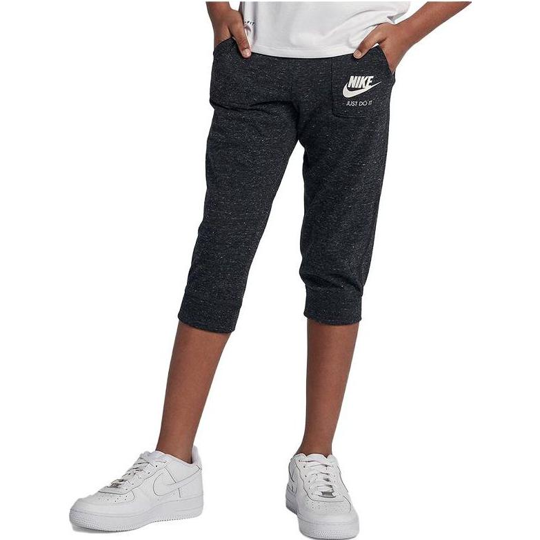 Nike Kids Sports Casual Knitted Long Pants Kids bottoms Black 890278-010