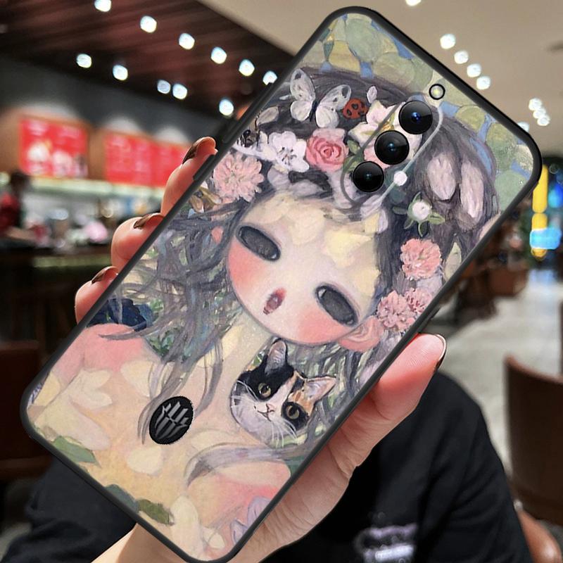 Cartoon Aesthetic Aya Takano Case For ZTE Nubia Red Magic 8S 9S 10S 8 9 10 Pro Plus 6S 7S 6 7 Pro 5G 6R 11 Pro Plus Cover