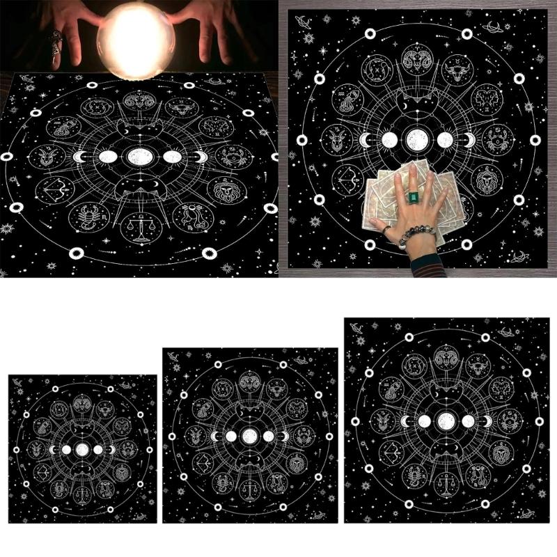 Divinations Table Cloth Board Game Oracles Card Pad Support Mat