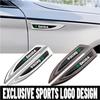 2 Piezas Insignia de Guardabarros Lateral de Coche Pegatina Decorativa para Maletero Para Kodiaq Octavia Enyaq Kamiq Scala Rapid Superb Karoq Vision A