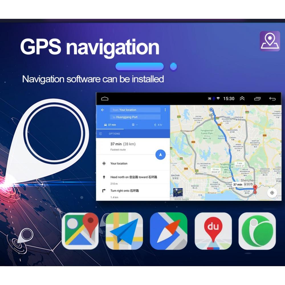 Autorádio 2Din Android 8PALCOVÉ Pro Toyota Camry XV40 2006-2011 Carplay Multimediální Přehrávač Stereo Autoaudio Hlavní Jednotka Navigace GPS 1+32GB