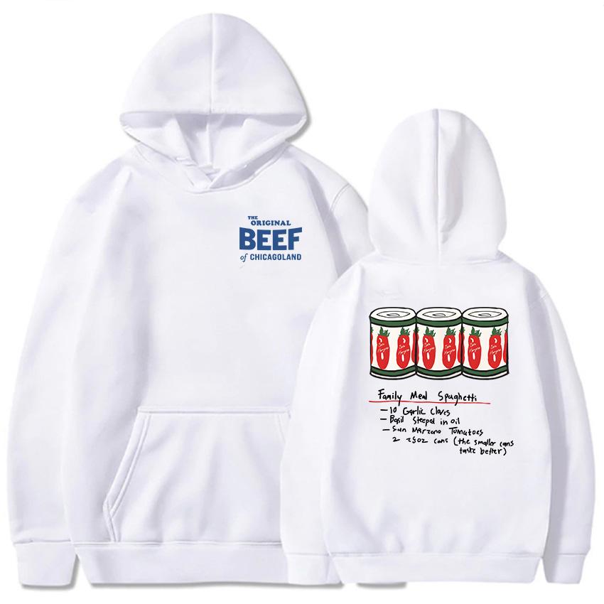 Men Clothes The Original Beef of Chicagoland Hoodies The Bear TV Series Graphic Sweatshirts Moletom Long Sleeve Hooded