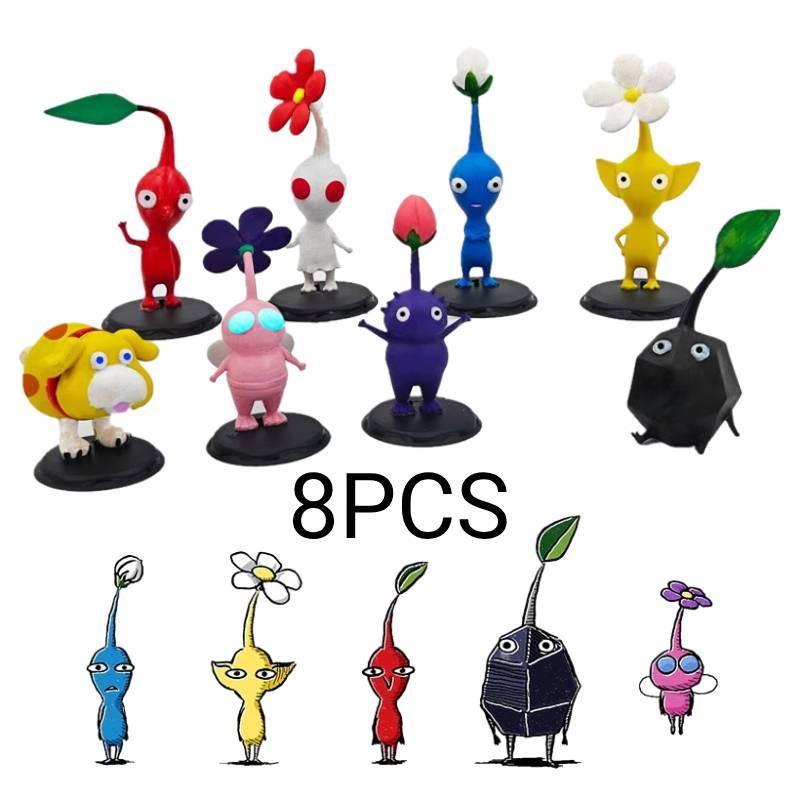 Lila Pikmin Plüschtier Hochwertiges Kunststoffmaterial ca.. 10cm Hoch