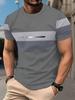 Summer Simple Print Men's Clothing Fashion Loose Men's T-Shirt Summer Outdoor Breathable Men Top New Round Neck Men Short Sleeve