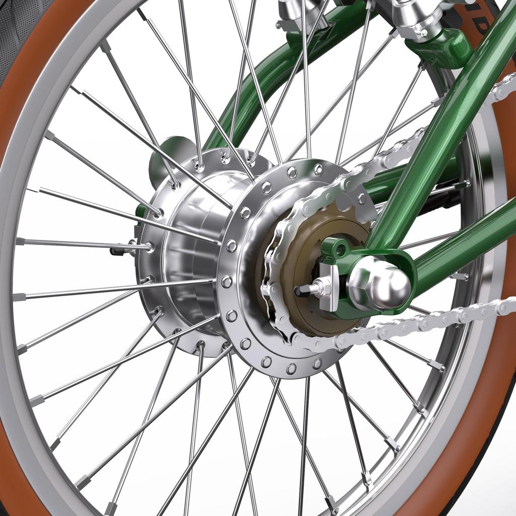 ONESPORT OT02 Vintage Electric Bicycle For Unisex 36V5.2AH Battery 250W Motor Folding Convenient E-Bike 16 Inch Tires City Commuting Electric Bike