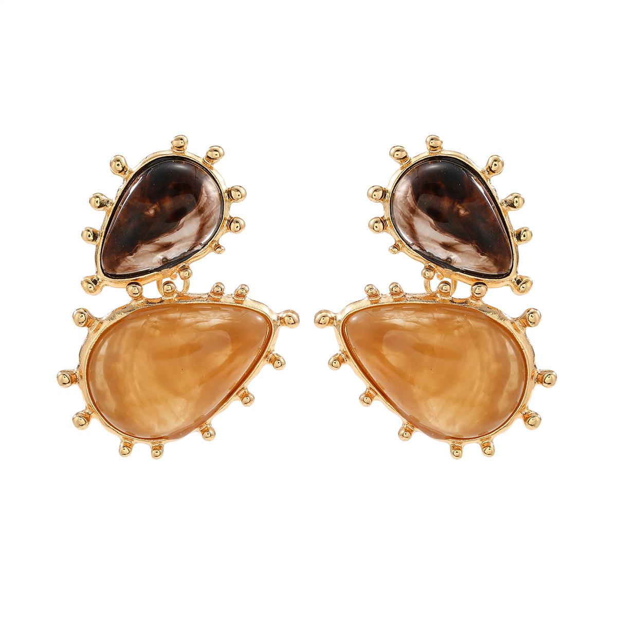 Женские серьги «Темперамент» из смолы