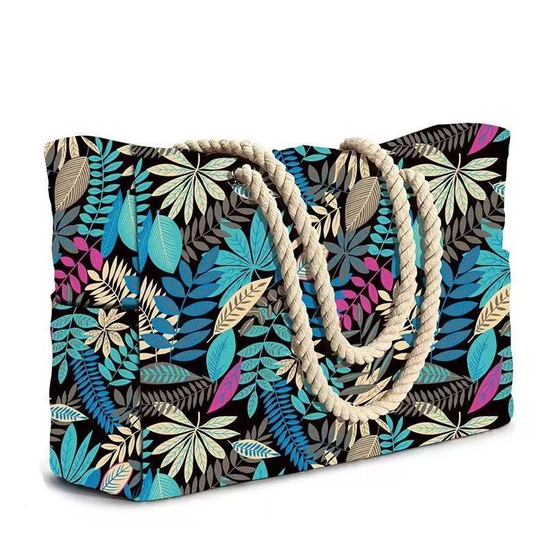 beach bag large capacity sandof waterproof shoulder bag swimming pool outdoor travel bag multi-pocket