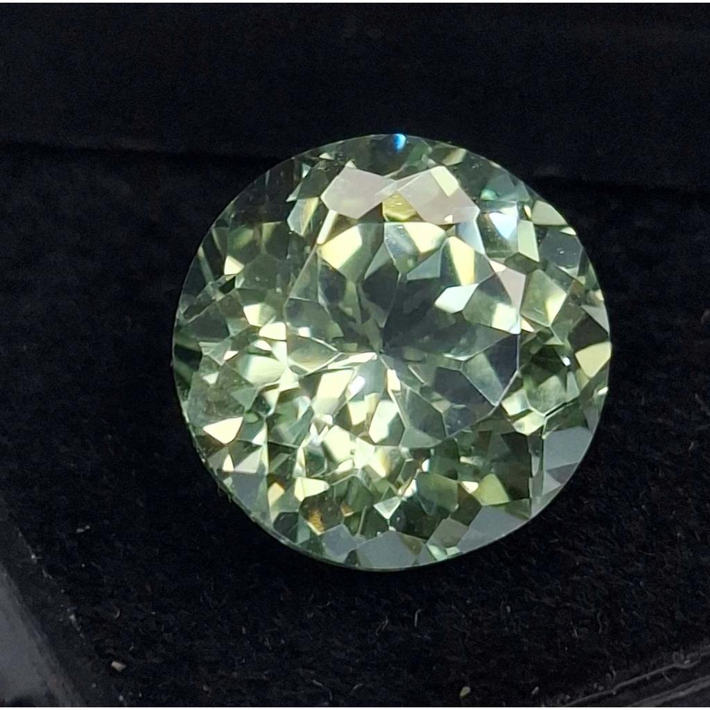 Round Cut Natural Green Sapphire 4-6 Ct Fabulous Certified Loose Gemstone