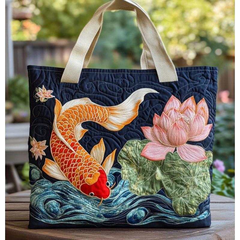 TEMU Womens Fashion Printed Tote Shoulder Bag 600D Oxford Cloth