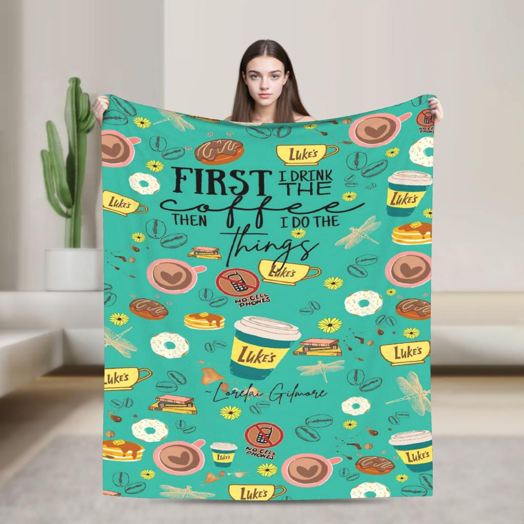 Gilmore Girls TV Show Blankets Quality Warm Soft Throw Blanket Winter Airplane Travel Bedroom Funny Bedspread