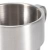 280ml Langlebiger doppelwandiger Edelstahl Bar Bierkrug mit Griff Weithalsbecher
