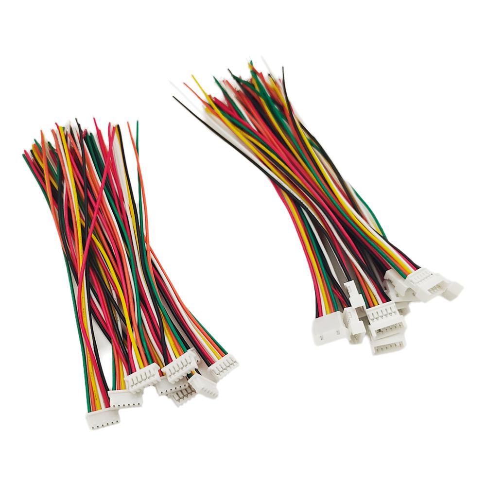 5/10Pairs Mini 1.25mm Connector Pitch 1.25mm Male Plug Female Jack Socket 2P 3P 4P 5P 6P Connectors with Wire Cable 100MM