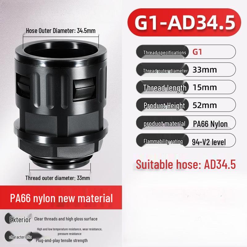 

Rongyu Plastic Corrugated Pipe Quick Connector