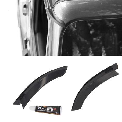 Car Roof Rain Gutter Extensions for Jeep Wrangler JK 2007-2017 JL Gladiator JT 2018-2024 Car Roof Water Trough Accessories