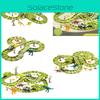 Electric Car Racing Track Puzzle Dinosaur Scene Kid Educational Toy