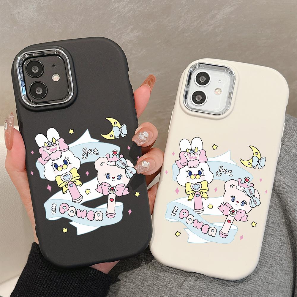 Solid Color Silver Edge Lens Soft Liquid Silicone Shockproof Phone Case for iPhone Samsung Huawei Honor Xiaomi Redmi OPPO Realme Vivo Infinix Tecno