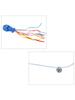 Funny Cat Stick Colored Mint Fish Type Pet Interactive Playing Toy For Cats Teaser Kitten Fishing Rod Wand Toy Dropshipping