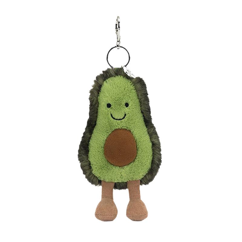 

JELLYCAT Fun Food Series Avocado Bag Decoration Cute Fun Doll Plush Pendant 13cm Height