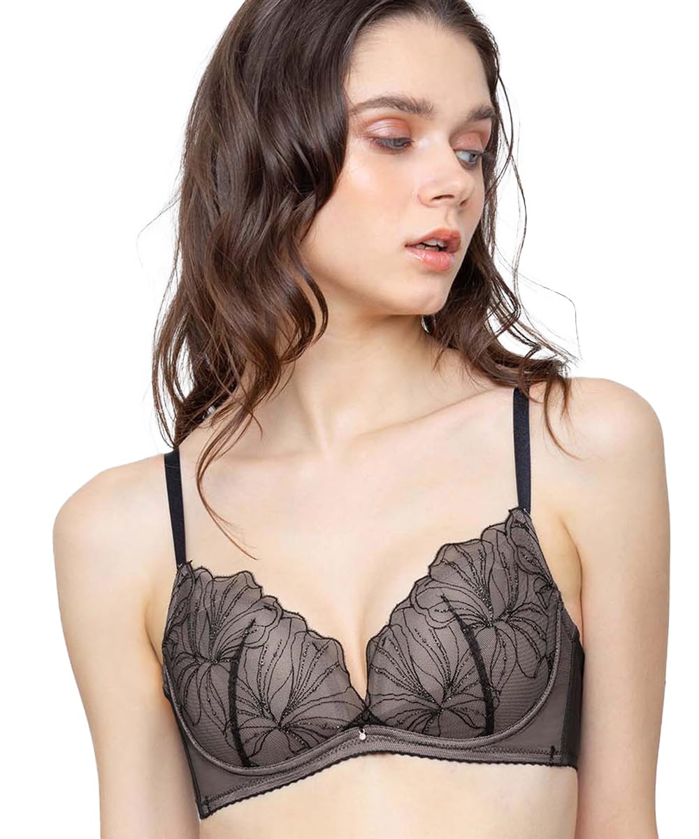 

создает высокую боковину, подходящую для размеров от A до G, дизайн с высокой боковиной для похудения, бюстгальтер без косточек [Amphi], декольте, дизайн, чашки, [BRAGENIC,