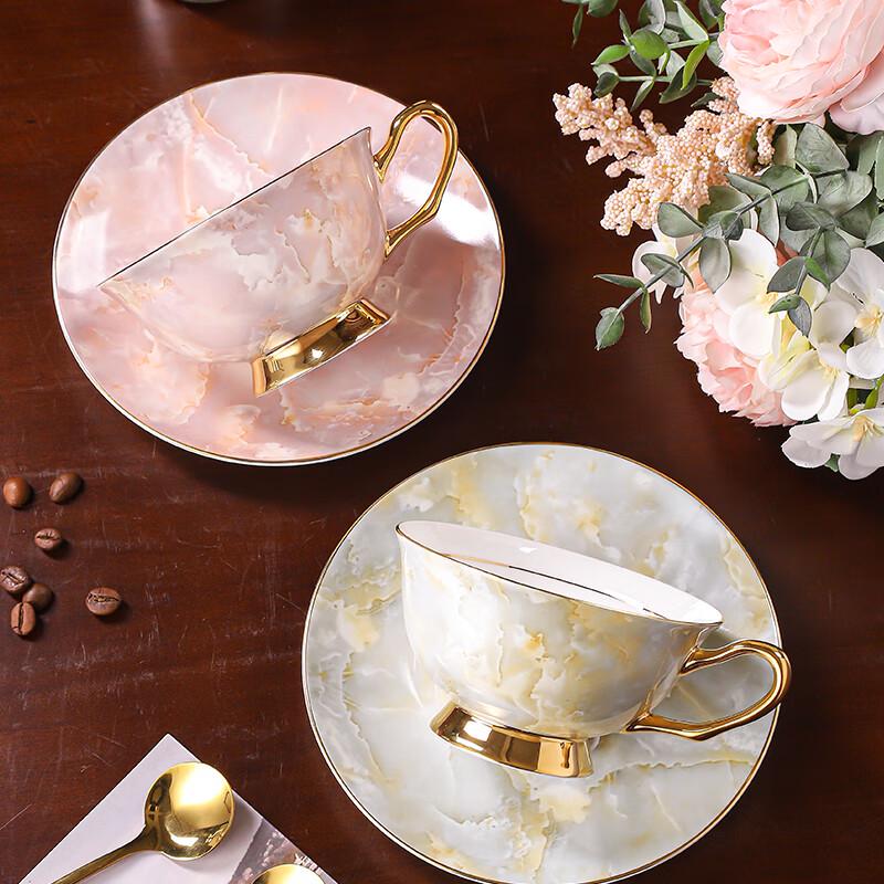 Zhengye Europäischer Stil Bone China Kaffeetasse Geschenkset