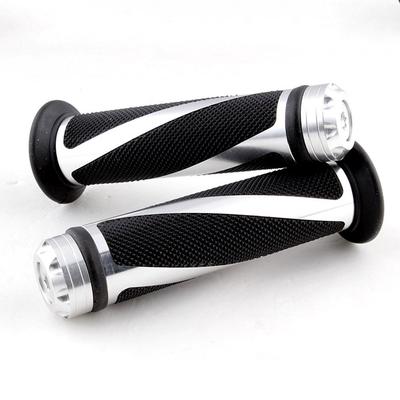 Motorcycle Clip Universal Bar End Grip End Bar Spiral Grip Aluminum Universal 22.2mm