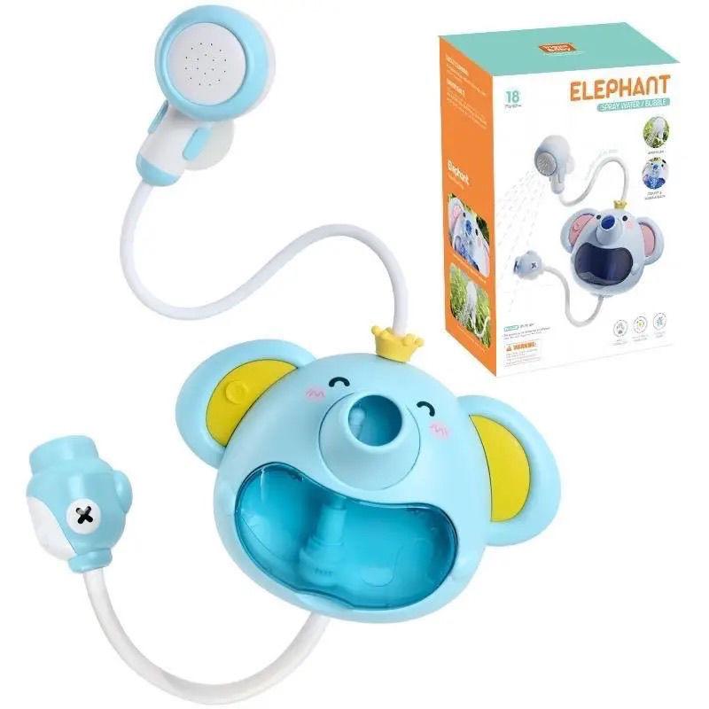 Electric Elephant Shower & Bubble Bath Toy for Kids - 2-in-1 Water Play Fun