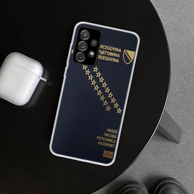 Bosnia And Herzegovina Flag Phone Case Cover for Samsung Galaxy A12 A22 A32 A52 A72 A02S A51 A50S A31 A20S A10S Note 20 Ultra 10