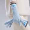 Long  Casual and Versatile Woolen Winter Warm Gloves for Women Soft  Two Finger Exposed Touch Screen Korean Style Knitted Gloves