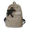 Schoolbagins Cute Bow Versatile Girl College Style School Bag Casual Japanese Hong Kong Style Lolita Fashion Backpack
