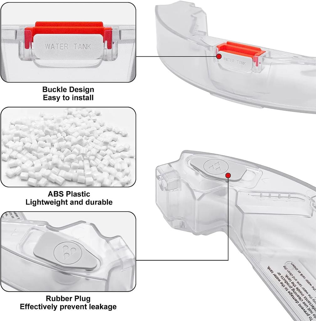 Wischmopp-Tablett Wassertank Staubbox Für Roborock S5MAX S51 Max S50MAX S55 MAX S6 MAXV T7 Pro Ersatzteile Staubsaugerzubehör