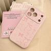 Pink bow phone case suitable for iPhone 16, iPhone 17, and iPhone 17 Pro Max